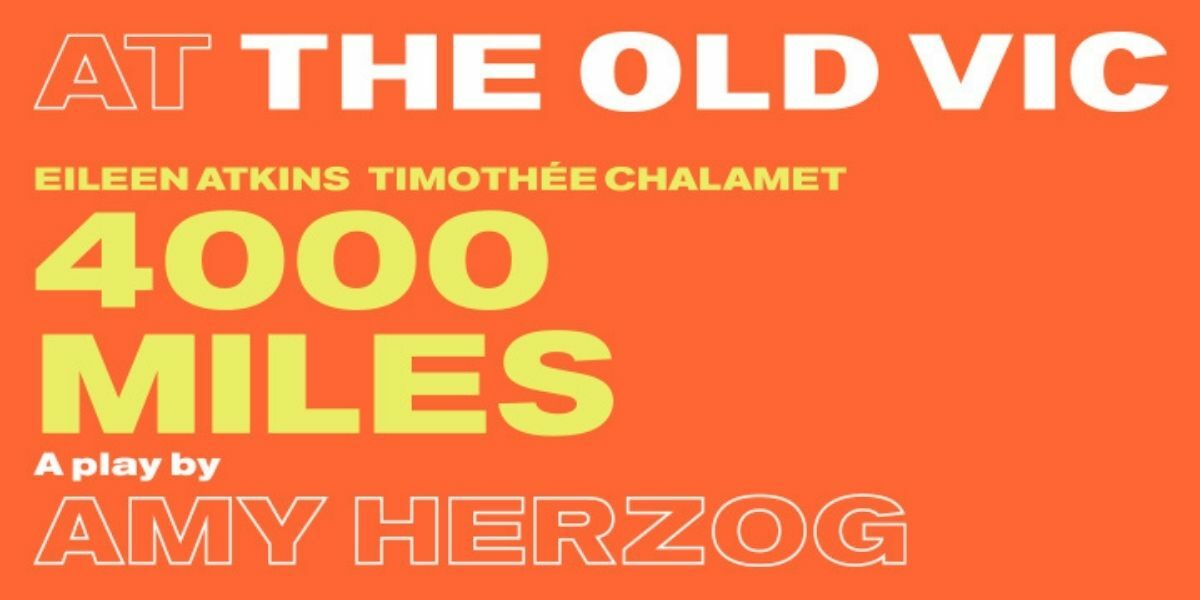 4000 Miles tickets on sale now for Old Vic run!