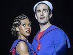 42ND STREET. Nicole Lily Baisden 'Peggy Sawyer' and Sam Lips 'Billy Lawlor'. Photo Johan Persson