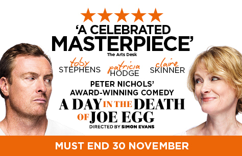 A Day in the Death of Joe Egg to run at Trafalgar Studios this autumn