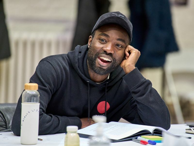 Paapa Essiedu, Rehearsals, A Number at The Old Vic Theatre | Photography credit: Manuel Harlan