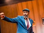 Production image of Lenny Henry in August in England