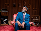 Production image of Lenny Henry in August in England