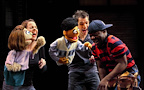 Julie Atherton, Daniel Boys and Edward Baruwa in Avenue Q