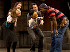 Julie Atherton, Daniel Boys and Edward Baruwa in Avenue Q