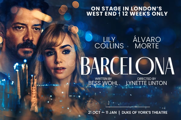 Barcelona Lily Collins Alvaro Morte London tickets