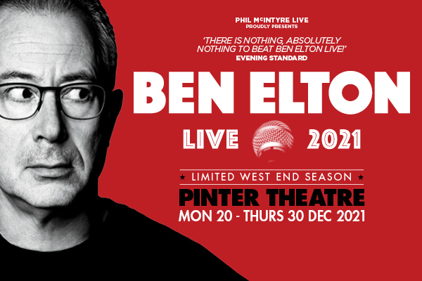 Ben Elton Live is coming to London this Christmas!