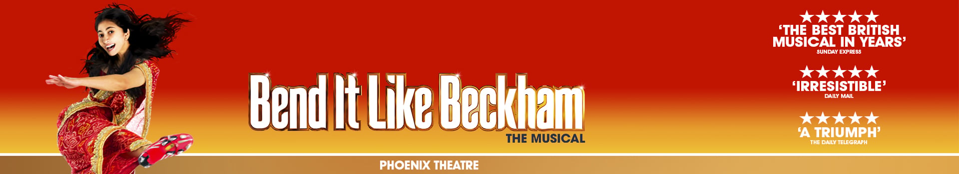 Bend It Like Beckham tickets London Phoenix Theatre