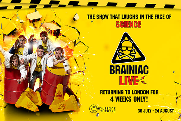 Brainiac Live! comes to London's Garrick Theatre this summer
