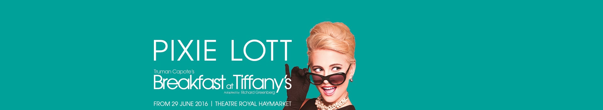 Breakfast At Tiffany's tickets London starring Pixie Lott