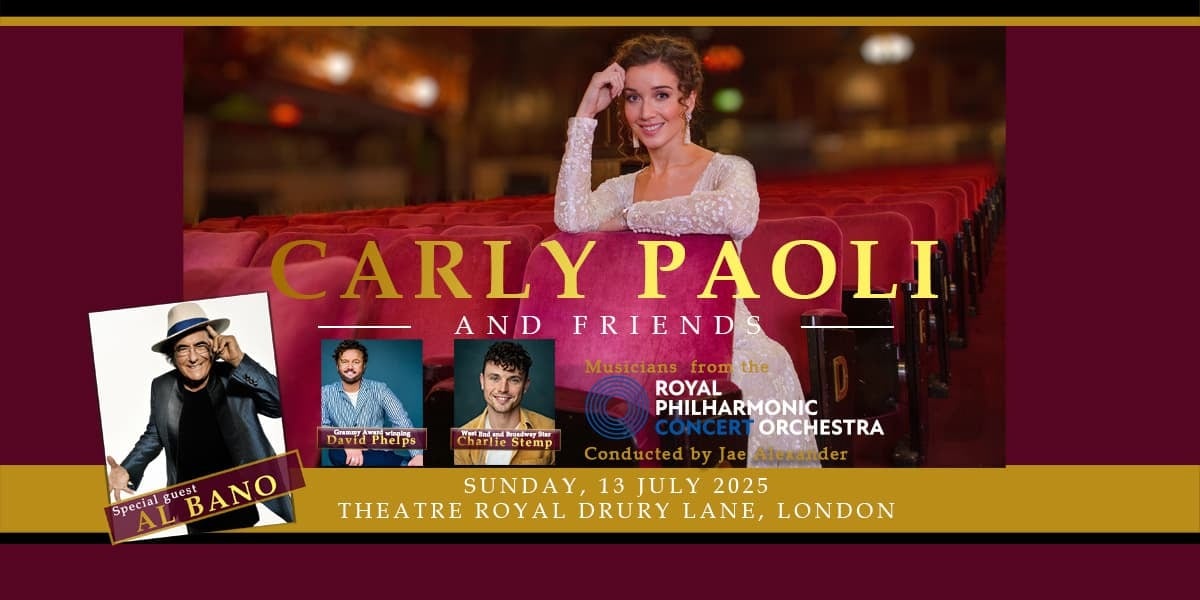 Carly Paoli and Friends - Hollywood to Broadway London tickets