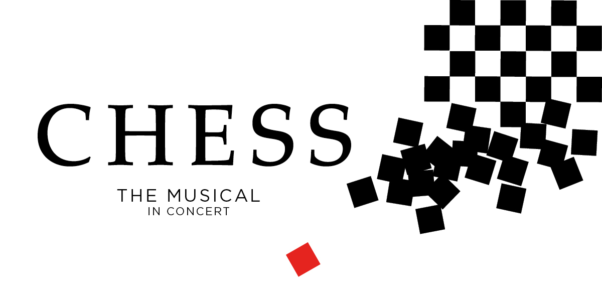 Text: Chess the musical in concert