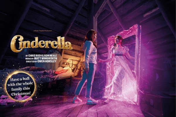 Cinderella stepping out of the mirror 