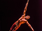 Production image of Kurios: Cabinet of Curiosities. 