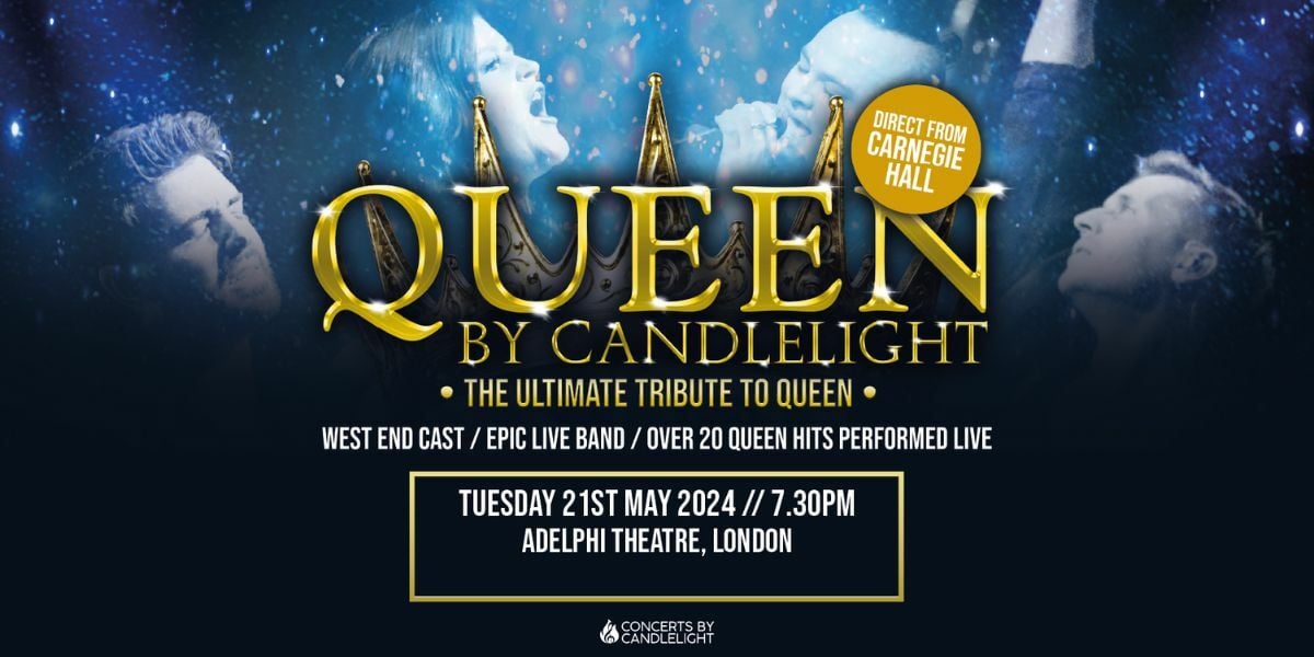 Concerts by Candlelight - Queen. Adelphi Theatre, London.
