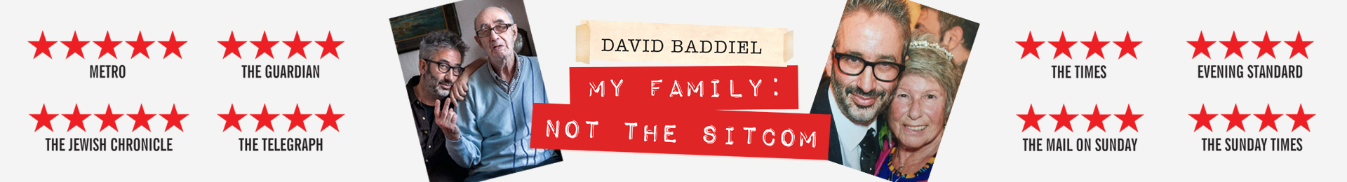 David Baddiel: My Family: Not The Sitcom tickets