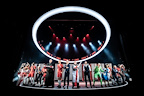 Cast of Dear England at the Prince Edward Theatre, London