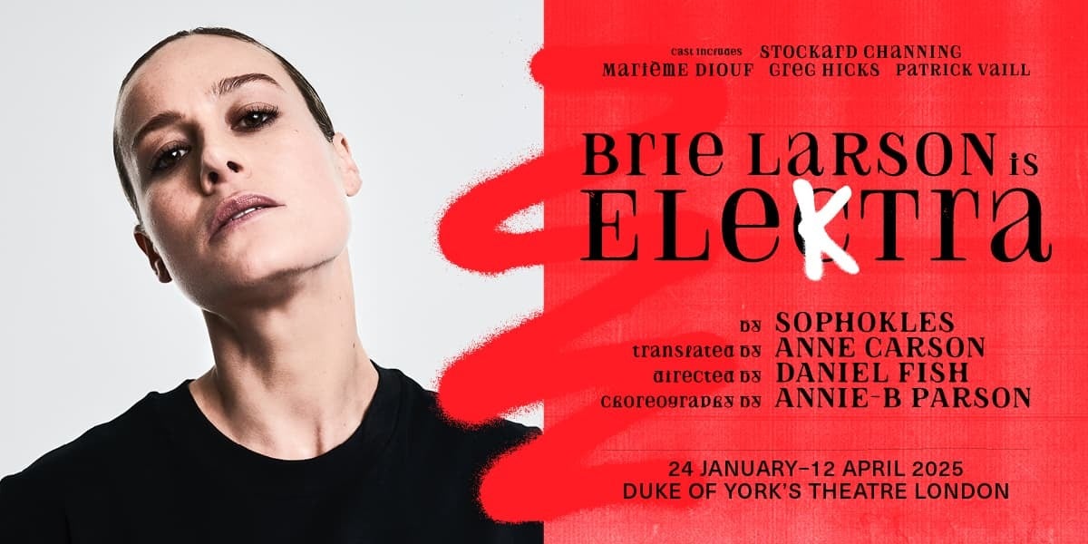 Brie Larson stars in the West End production of Elektra