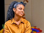 Susan Kelechi Watson (Carina) in Eureka Day at The Old Vic (photo credit Manuel Harlan)