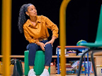 Susan Kelechi Watson (Carina) in Eureka Day at The Old Vic (photo credit Manuel Harlan)