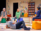 Mark McKinney, Ben Schnetzer, Helen Hunt and Susan Kelechi Watson in Eureka Day at The Old Vic (photo credit Manuel Harlan)
