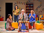 Kirsten Foster, Susan Kelechi Watson, Mark McKinney, and Helen Hunt in Eureka Day at The Old Vic (photo credit Manuel Harlan)