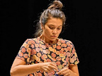 Kirsten Foster (May) in Eureka Day at The Old Vic (photo credit Manuel Harlan)