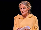 Helen Hunt (Suzanne) in Eureka Day at The Old Vic (photo credit Manuel Harlan)