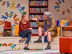 Helen Hunt (Suzanne) and Mark McKinney (Don) in Eureka Day at The Old Vic (photo credit Manuel Harlan)