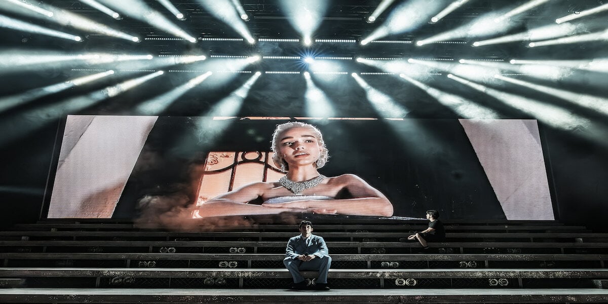 Evita the musical at the London Palladium with Rachel Zegler