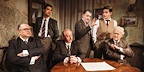Julius D'Silva, Archie Backhouse, Forbes Masson, Alan Cox, Daniel Boyd, David Yelland in Farm Hall - Photo credit Alex Brenner