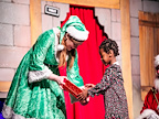 Giving out presents