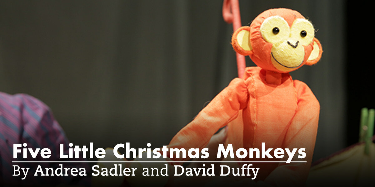 Five Little Christmas Monkeys banner image