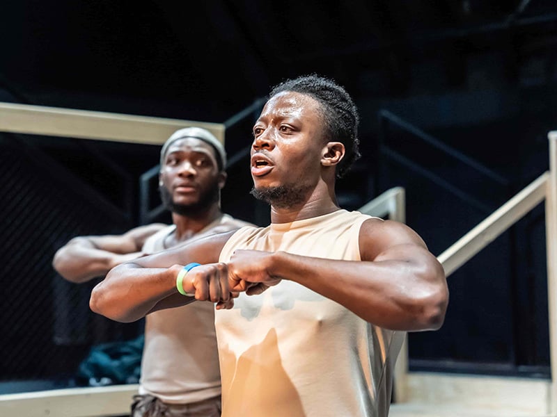 Rehearsal photos for Black Boys by Johan Persson
