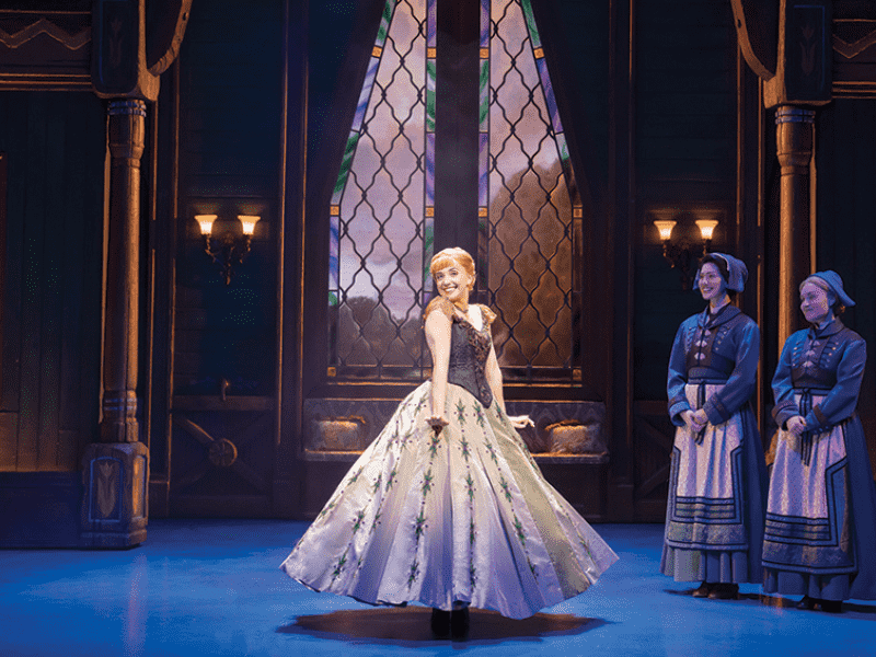 Laura Dawkes (Anna) - Disney_s Frozen the Musical - Photo by Johan Persson © Disney