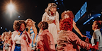 Photo by Luke Dyson - Sandy talking to the Pink Ladies 