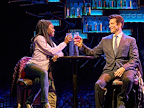 Tanisha Spring (Rita Hanson) and Andy Karl (Phil Connors) in Groundhog Day at The Old Vic 