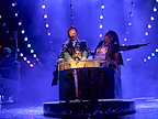 Andy Karl (Phil Connors) and Tanisha Spring (Rita Hanson) in Groundhog Day at The Old Vic 