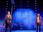 Andy Karl (Phil Connors) and Tanisha Spring (Rita Hanson) in Groundhog Day at The Old Vic 