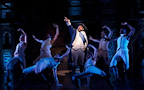 Production images of Hamilton musical in London
