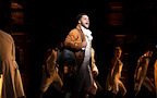 Production images of Hamilton musical in London