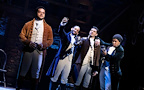 Production images of Hamilton musical in London