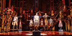Production images of Hamilton musical in London
