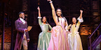 Production images of Hamilton musical in London
