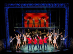 Production image of the company of Jersey Boys in Jersey Boys.