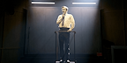Image: Jack Holden speaking into microphone Show: Kenrex