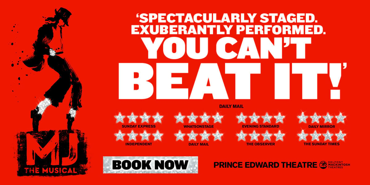 Text: Spectacularly staged. Exuberantly performed. You just can't beat it.
