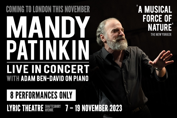 Mandy Patinkin to play live concert show 