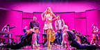 Georgina Castle (Regina) and the Mean Girls ensemble. CREDIT Brinkhoff-Moegenburg