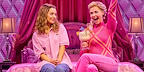 Charlie Burn (Cady) and Zoë Rainey (Mrs George) in Mean Girls. CREDIT Brinkhoff-Moegenburg