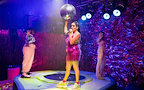 Production image of Georgina Onuorah, Hiba Elchikhe and Hannah Lowther in Millennials in London | Photo by Mark Senior